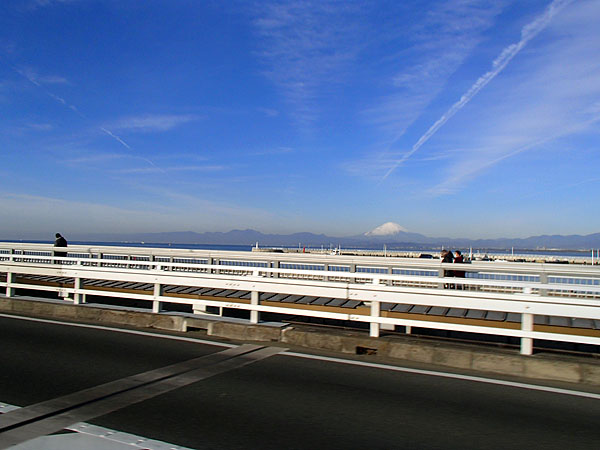 江ノ島から富士の眺め